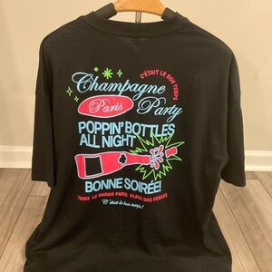 ASOS Black Paris Party Tee